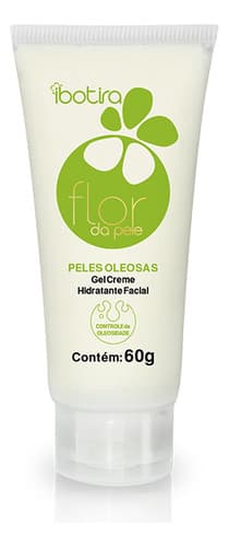 Flor Da Pele-gel Creme Hidratante Facial Para Peles Oleosas